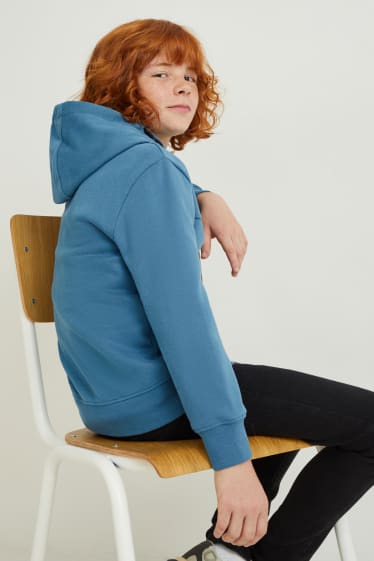 Kinder Buben - Hoodie - petrol
