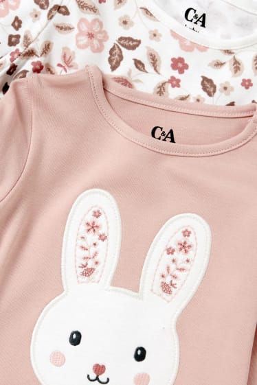 Nadó nena - Paquet de 2 - pijama per a nadó - 4 peces - beix