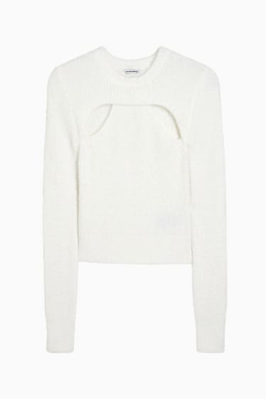 Damen - Pullover - weiss