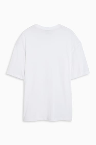 Uomo - T-shirt oversized - bianco