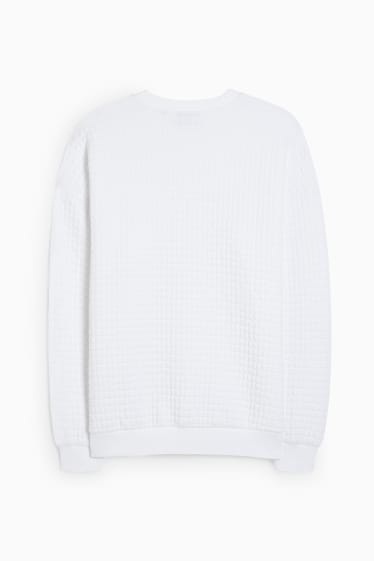 Hombre - Sudadera - blanco