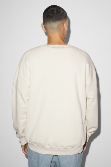 Herren - Sweatshirt - cremeweiss