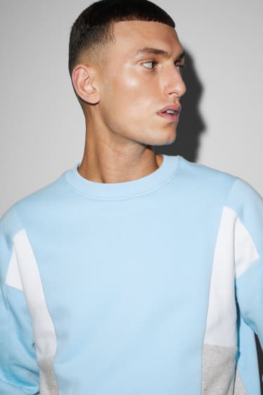 Hommes - Sweat - bleu clair