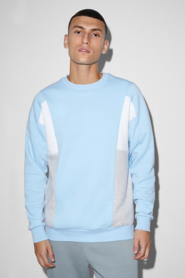 Hommes - Sweat - bleu clair