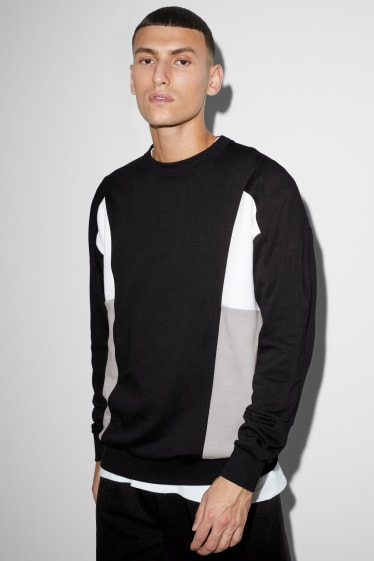 Hommes - Sweat - noir