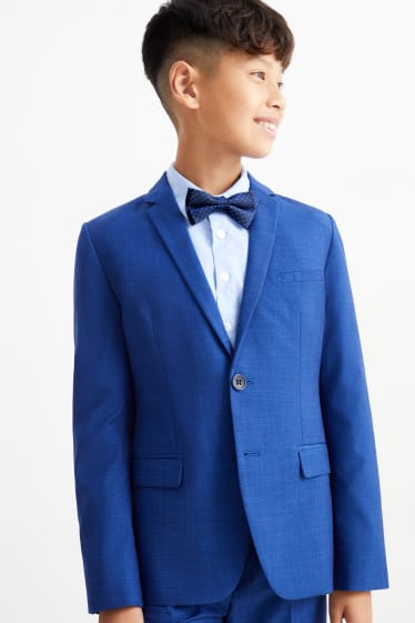 Kinderen: jongens - Vlinderstrikje - met stippen - donkerblauw