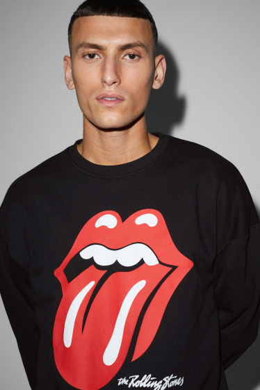 Men - Sweatshirt - Rolling Stones - black