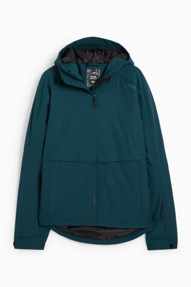 Men - Ski jacket with hood - green