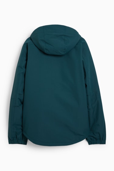 Men - Ski jacket with hood - green