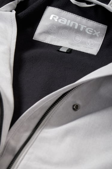 Femmes - Veste softshell à capuche - 4 Way Stretch - gris clair chiné