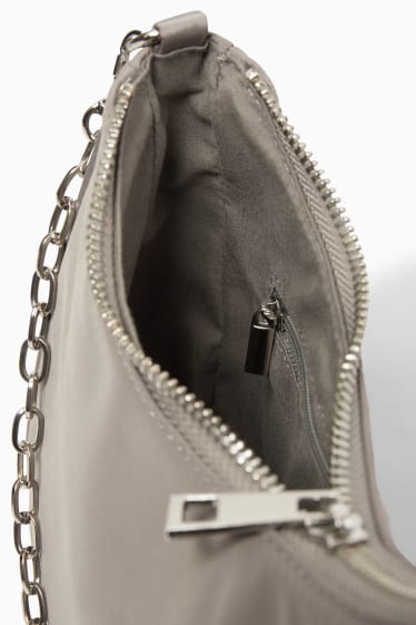 Damen - CLOCKHOUSE - Schultertasche mit abnehmbarem Taschengurt - taupe