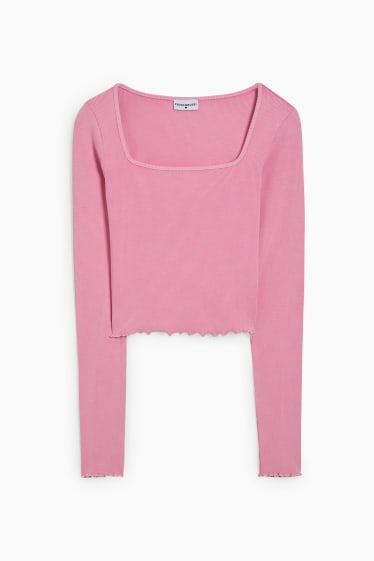 Teens & young adults - CLOCKHOUSE - cropped top - pink