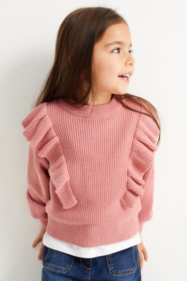 Kinderen: meisjes - Trui - roze