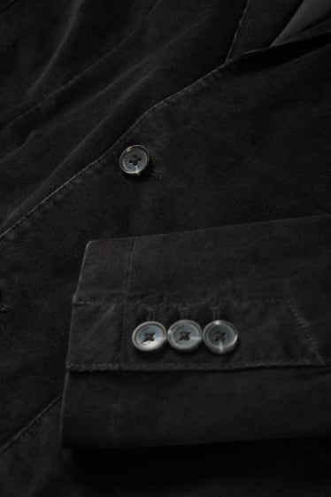 Hommes - Veste en velours - relaxed fit - noir