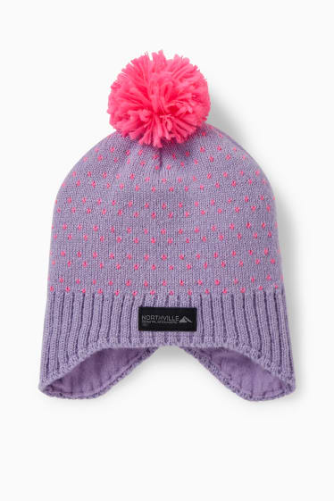 Enfants filles - Bonnet de ski - violet