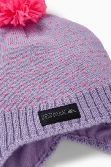 Enfants filles - Bonnet de ski - violet