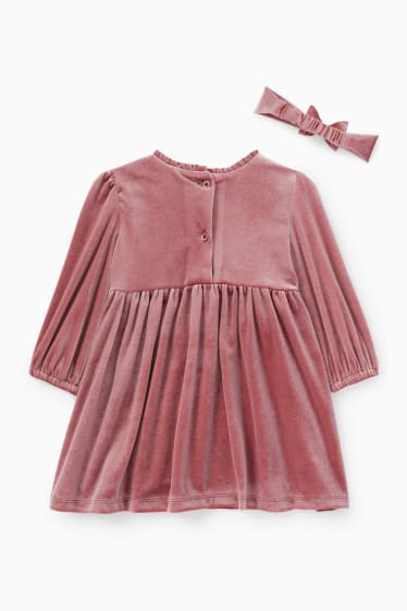 Bébés filles - Ensemble bébé - 2 pièces - rose foncé