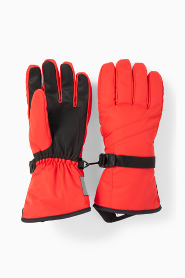 Damen - Ski-Handschuhe - rot