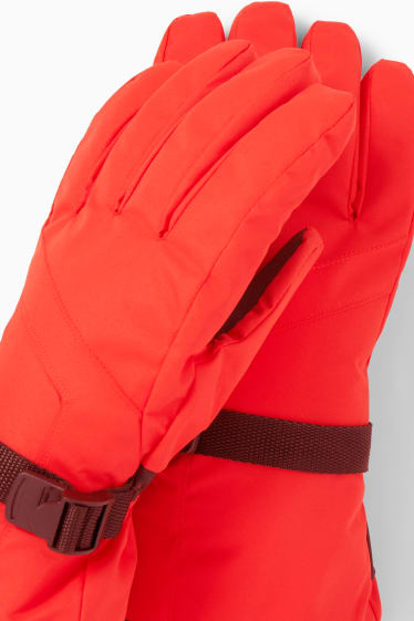 Damen - Ski-Handschuhe - rot