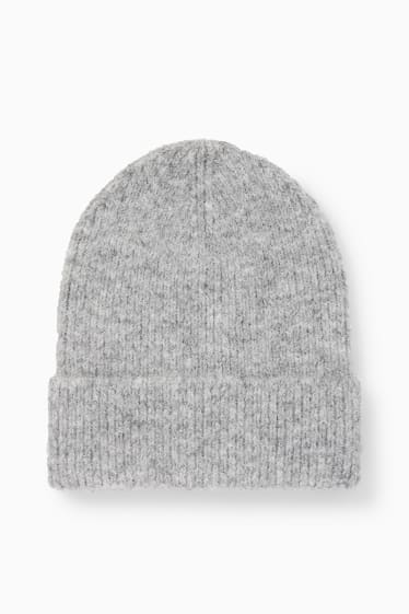 Teens & young adults - CLOCKHOUSE - knitted hat - gray-melange