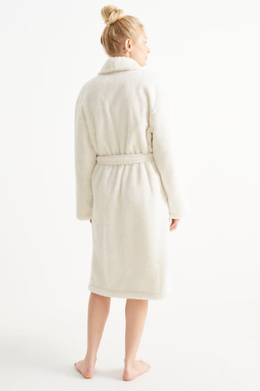 Women - Bathrobe - cremewhite