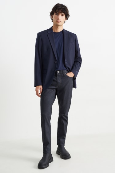 Men - Slim tapered jeans - dark blue