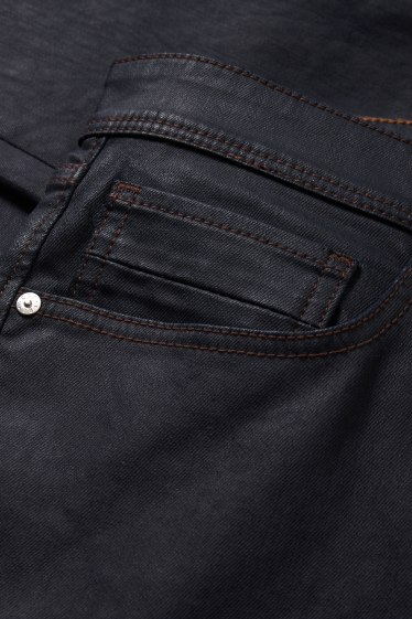 Uomo - Slim tapered jeans - blu scuro