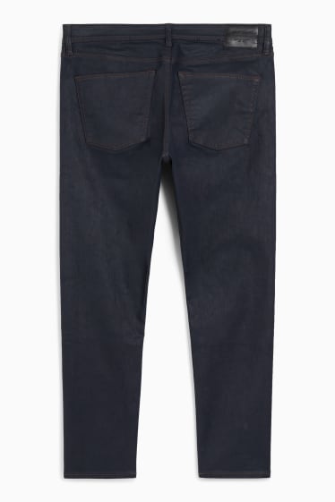 Heren - Slim tapered jeans - donkerblauw