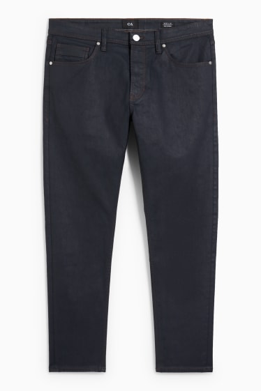 Uomo - Slim tapered jeans - blu scuro