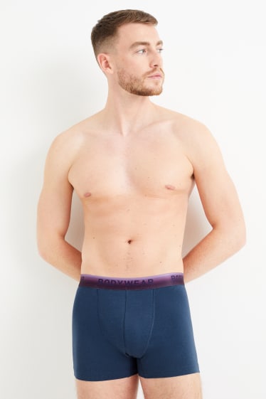 Heren - Set van 3 - trunks - paars