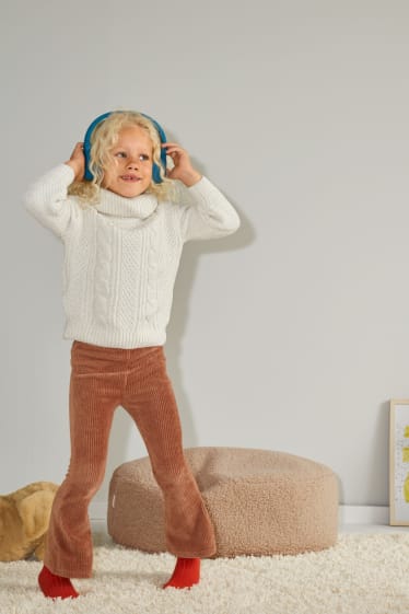 Kinder Mädchen - Leggings - braun