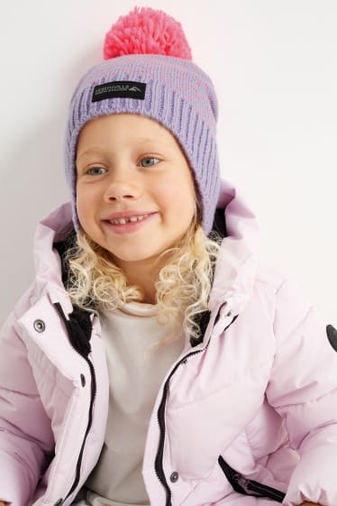 Enfants filles - Bonnet de ski - violet