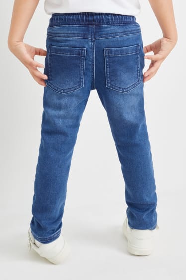 Kinderen - Spider-Man - regular jeans - thermojeans - jeansblauw