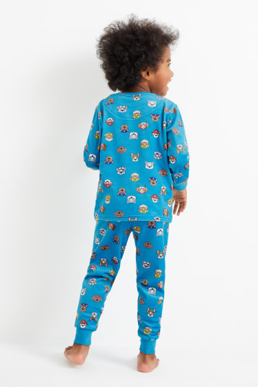 Enfants garçons - Pat’Patrouille - pyjama d’hiver - 2 pièces - turquoise