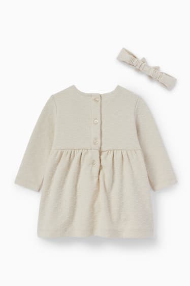 Bébés filles - Ensemble bébé - 2 pièces - beige