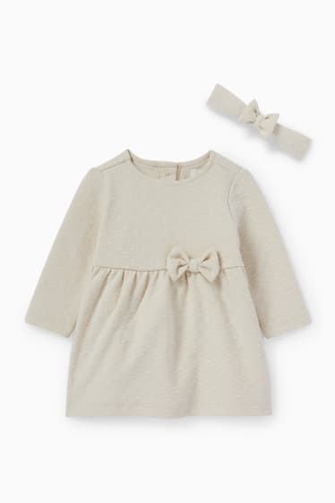 Bébés filles - Ensemble bébé - 2 pièces - beige