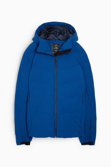 Heren - Ski-jas met capuchon - donkerblauw