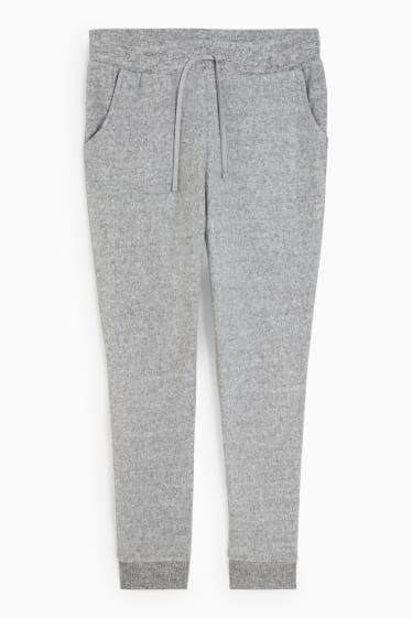 Women - Basic joggers - light gray-melange