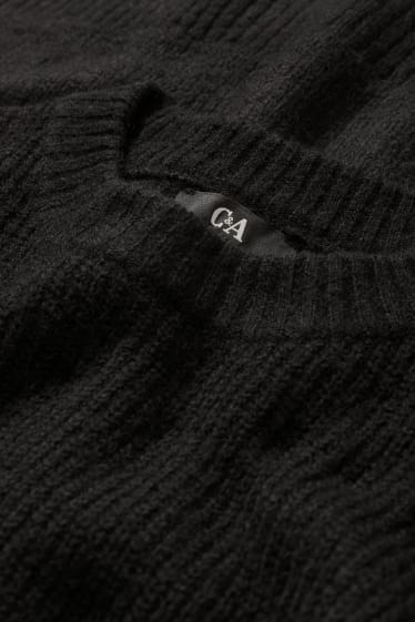 Damen - Pullover - schwarz