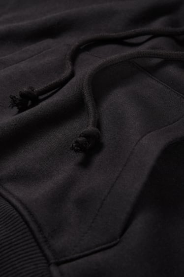 Damen - Crop Hoodie - schwarz