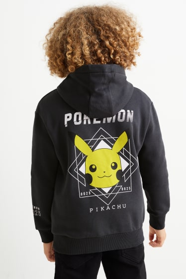 Enfants garçons - Pokémon - sweat à capuche - gris foncé