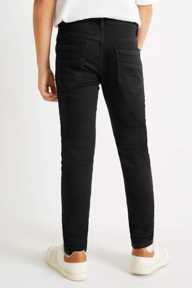 Kinder - Super Skinny Jeans - schwarz