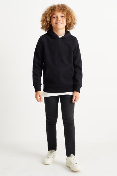 Kinder - Super Skinny Jeans - schwarz