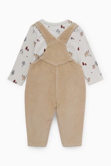 Babys - Baby-Outfit - 2 teilig - hellbraun