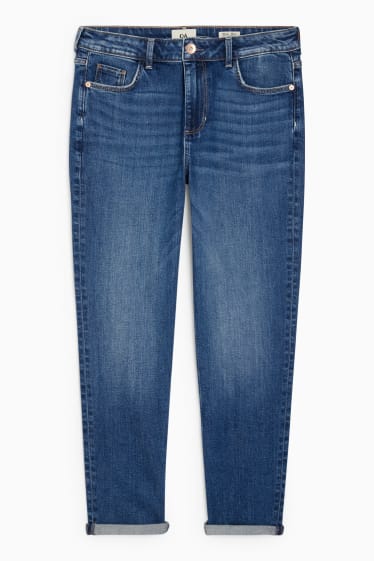 Femmes - Boyfriend jean - mid waist - LYCRA® - jean bleu