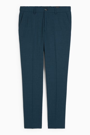 Hommes - Pantalon de costume - slim fit - Flex - LYCRA® - vert foncé