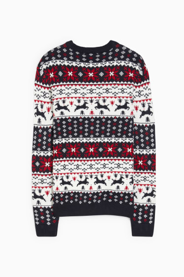 Home - Jersei nadalenc - Pare Noel - blau fosc