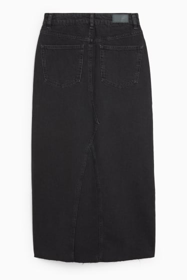 Women - CLOCKHOUSE - denim skirt - denim-dark gray