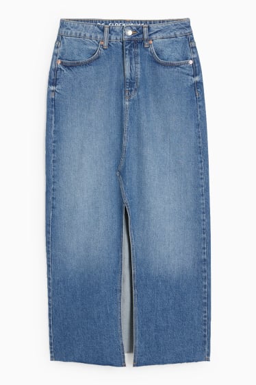 Dospívající a mladí - CLOCKHOUSE - džínová sukně - džíny - modré