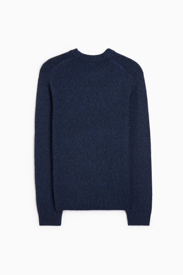 Hommes - Pull - bleu foncé